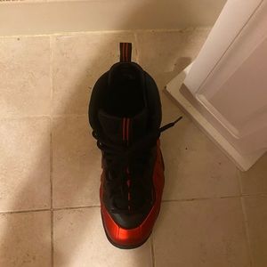 Foamposites metallic red size 6